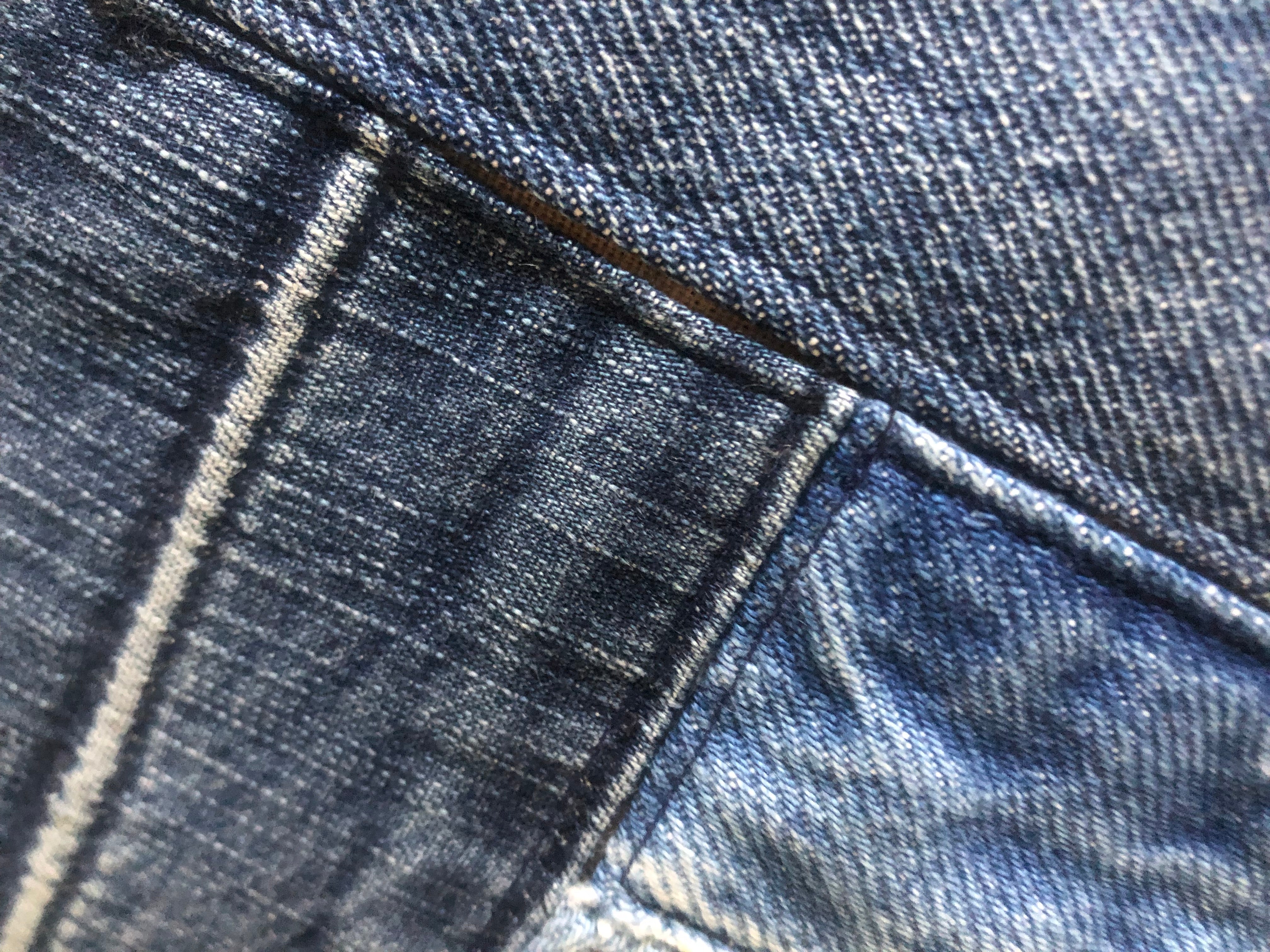 Cuscino Denim Quadro