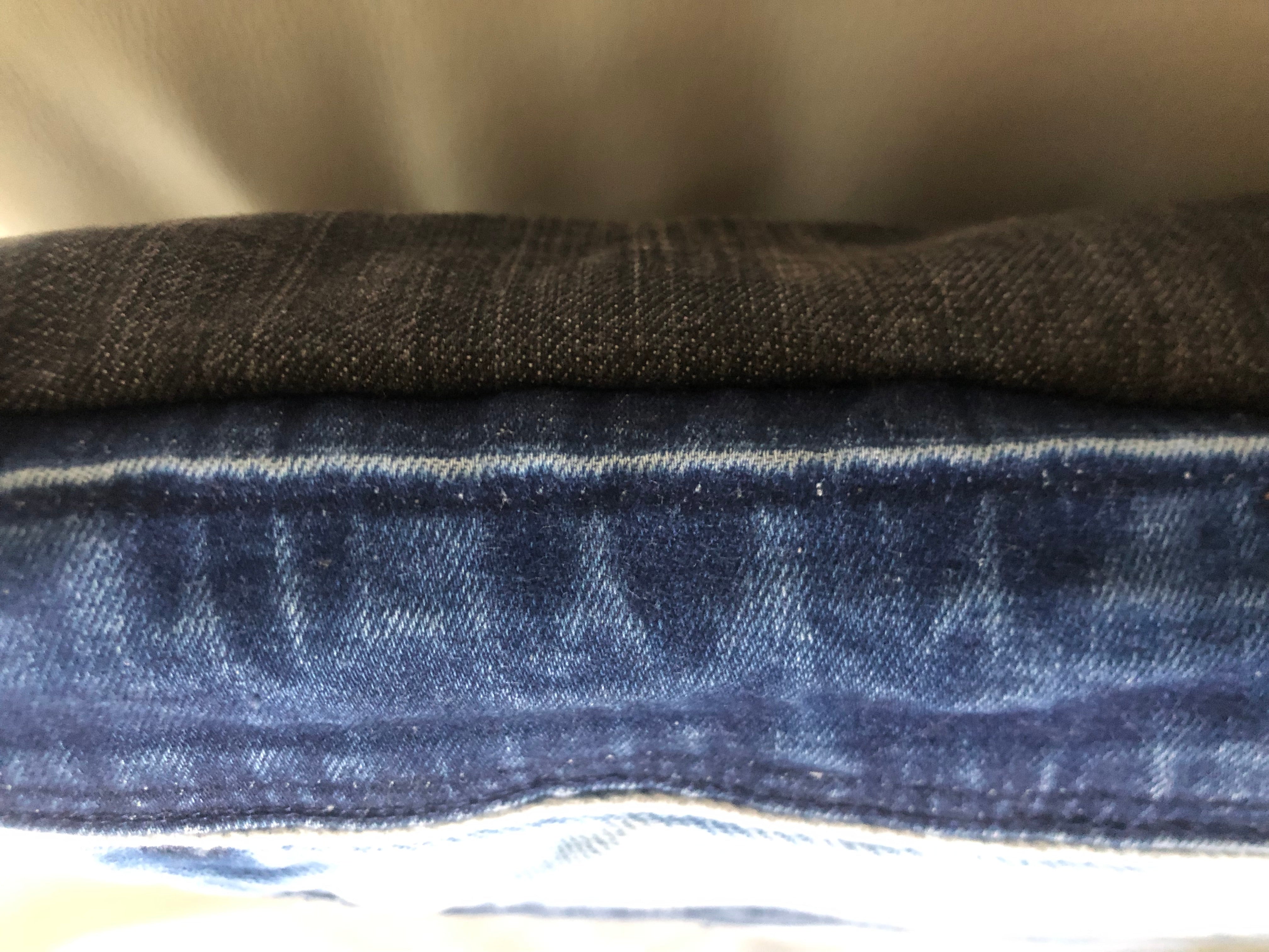 Cuscino Denim Quadro